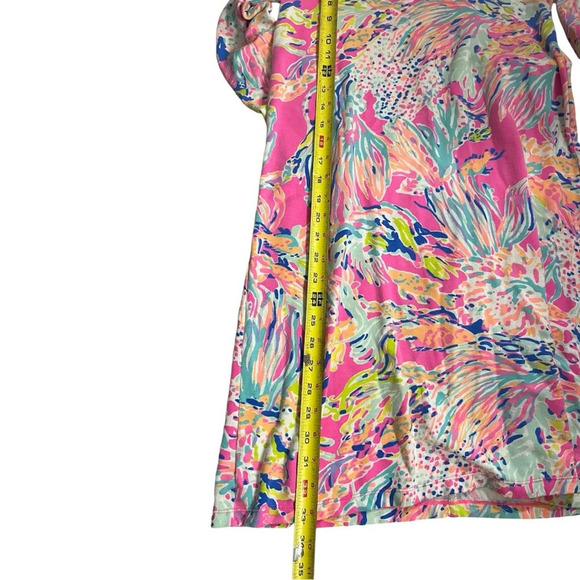 Lilly Pulitzer Devon Dress Sunken Treasure Tiki Pink - Picture 7 of 7